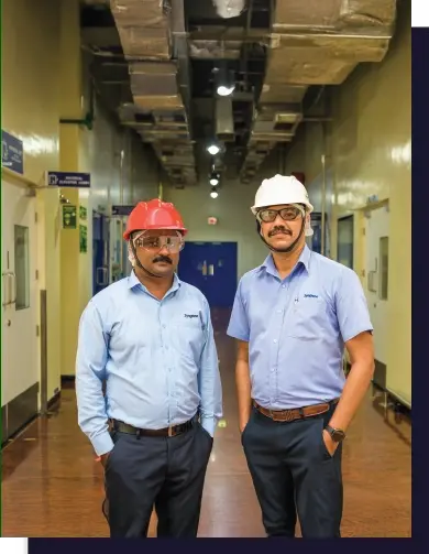 Employee’s of Syngene sitting together.