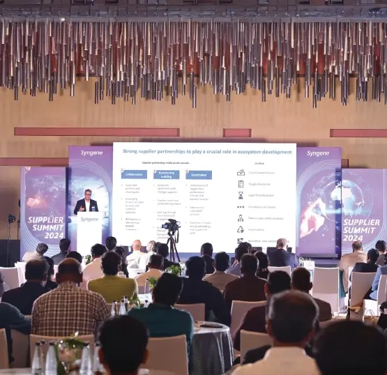 Scientists and experts from Syngene’s team working together.
              